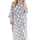 Oversized Hooded Poncho Blanket GREY STARS OLIVIA ROCCO Hooded Blanket