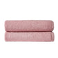 Pack Of 2 Everyday Bath Sheet BLUSH PINK OLIVIA ROCCO basics Towel