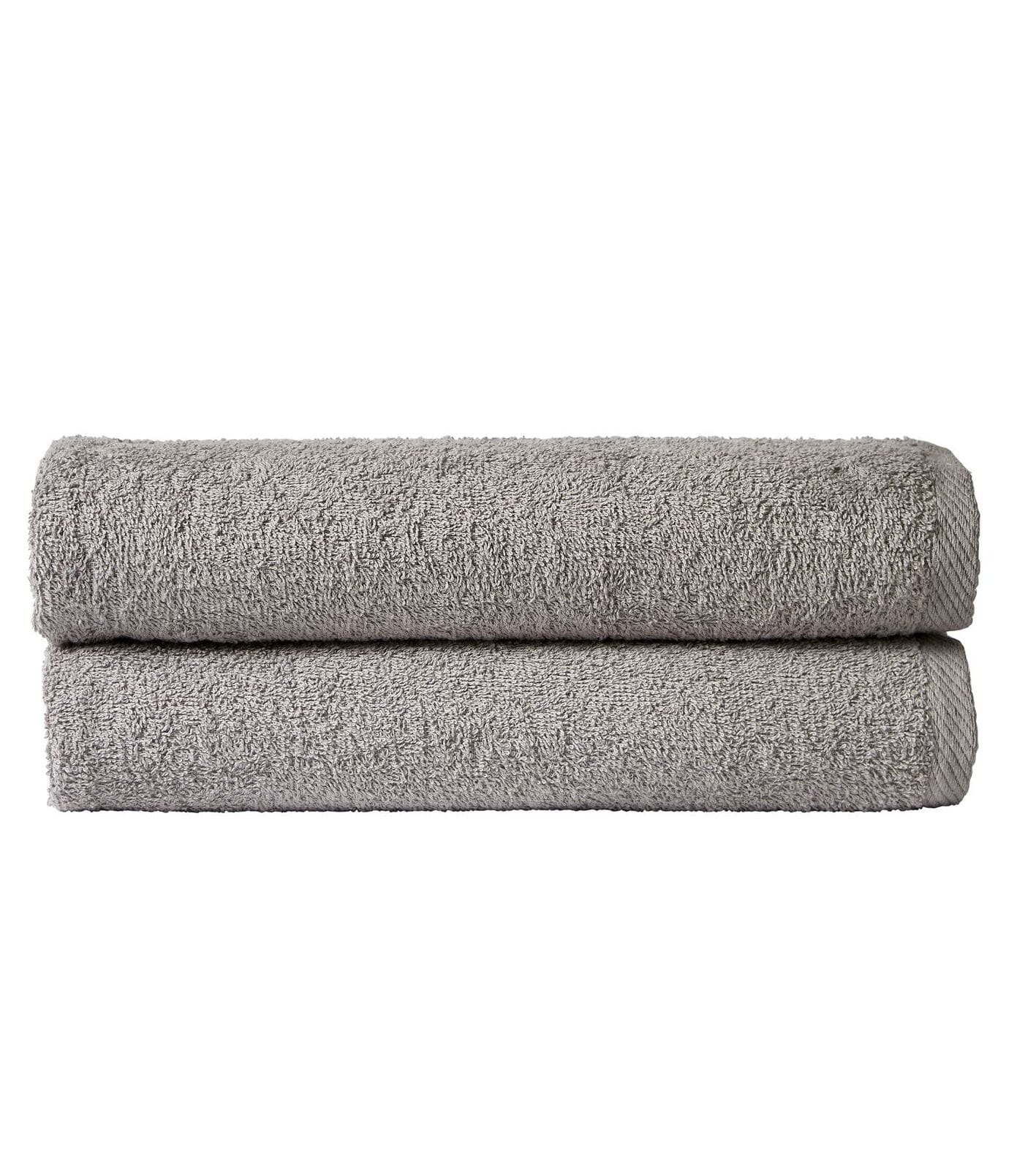 Pack Of 2 Everyday Bath Sheet SILVER OLIVIA ROCCO basics Towel