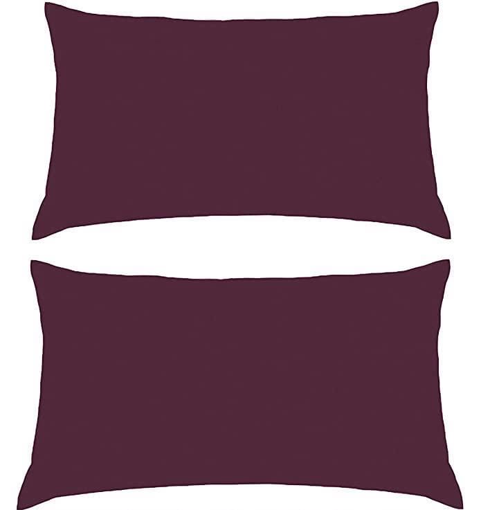 Percale Fitted Sheet PILLOWCASES / PLUM OLIVIA ROCCO Fitted Sheet