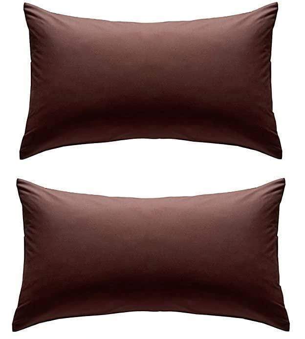 Percale Super Soft Fitted Sheet 180 TC Indus Valley Cotton Linen Durable Comfortable Bedding Multiple Sizes and Colours by OLIVIA ROCCO PILLOWCASES / CHOCOLATE Fitted Sheet