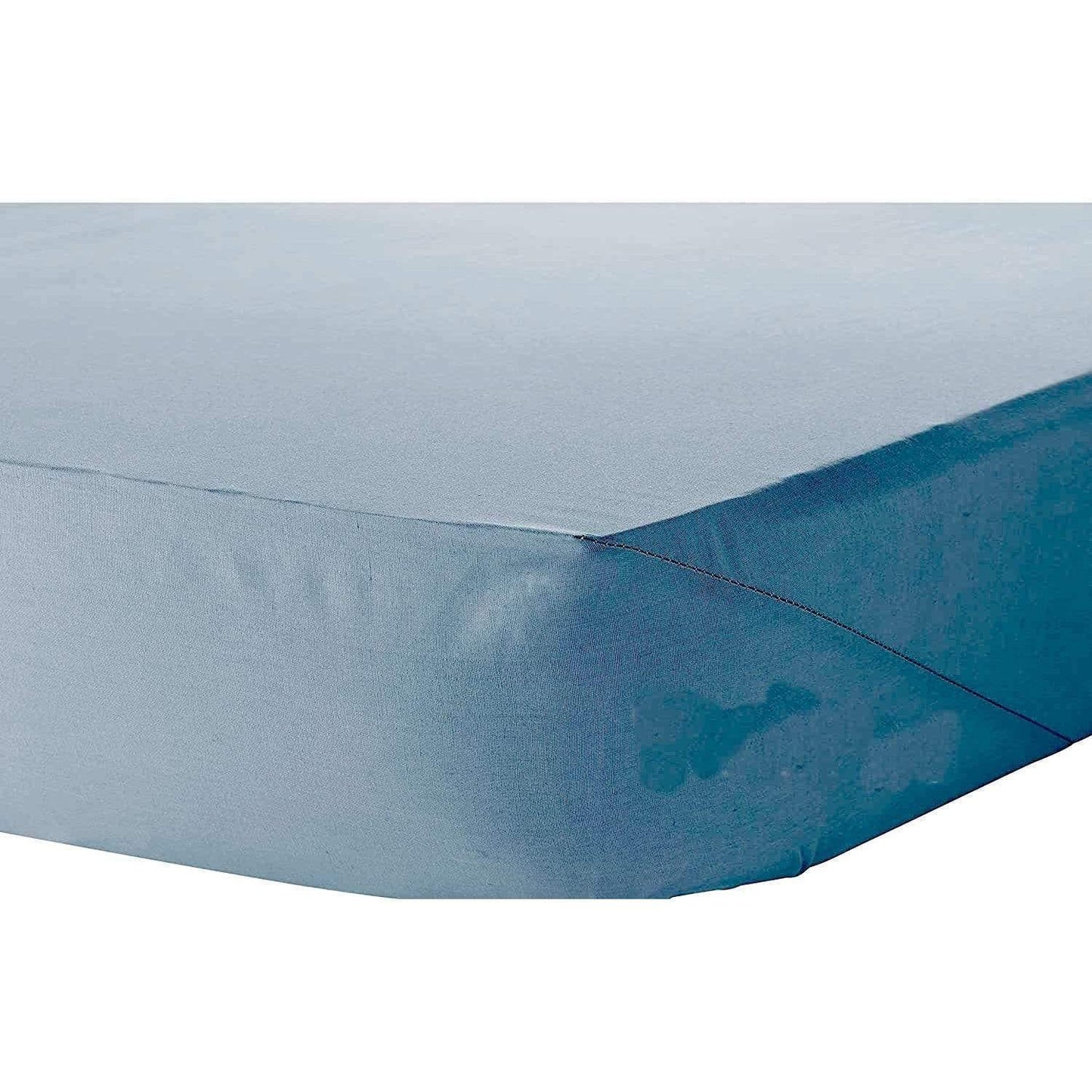 Percale Super Soft Fitted Sheet 180 TC Indus Valley Cotton Linen Durable Comfortable Bedding Multiple Sizes and Colours by OLIVIA ROCCO SINGLE / DUCKEGG Fitted Sheet