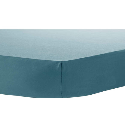 Percale Super Soft Fitted Sheet 180 TC Indus Valley Cotton Linen Durable Comfortable Bedding Multiple Sizes and Colours by OLIVIA ROCCO SINGLE / TEAL Fitted Sheet
