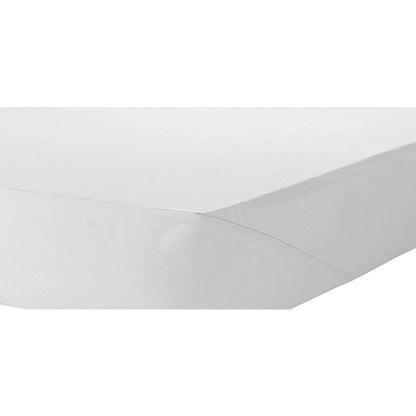 Percale Super Soft Fitted Sheet 180 TC Indus Valley Cotton Linen Durable Comfortable Bedding Multiple Sizes and Colours by OLIVIA ROCCO SINGLE / WHITE Fitted Sheet