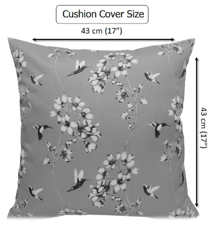 Printed Waterproof Cushions JARDIN SILVER / 43 x 43 Cm OLIVIA ROCCO Cushions