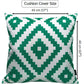 Printed Waterproof Cushions NAIROBI LIME GREEN / 43 x 43 Cm OLIVIA ROCCO Cushions