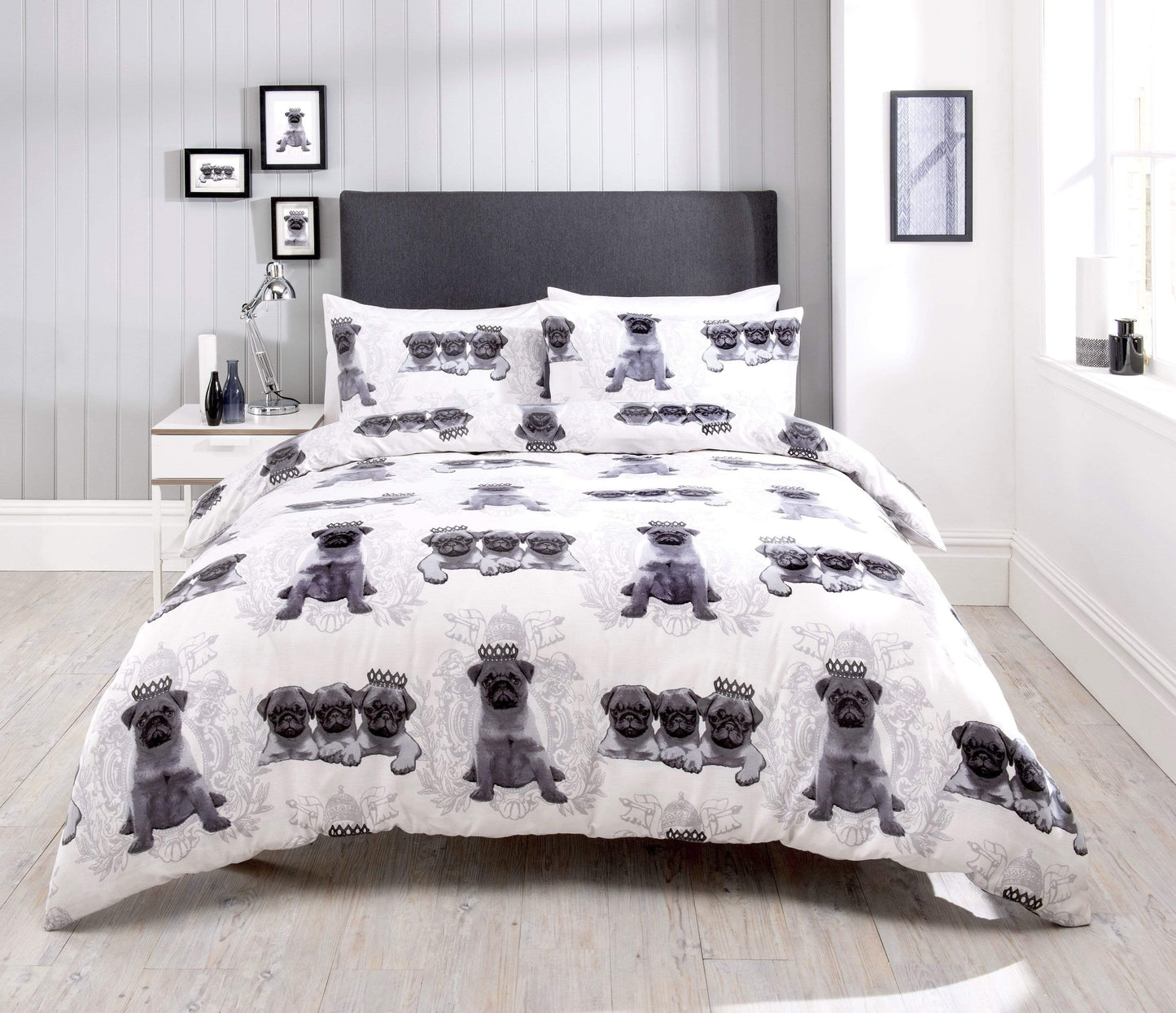 Pugs Duvet Set SINGLE / MONO OLIVIA ROCCO Duvet Cover