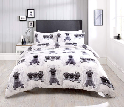 Pugs Duvet Set SINGLE / MONO OLIVIA ROCCO Duvet Cover
