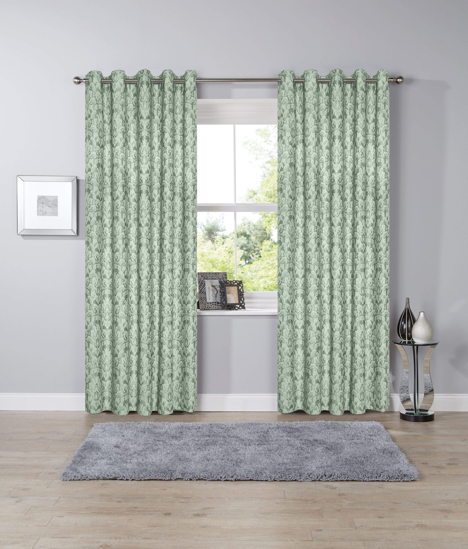 Savoy Woven Jacquard Curtains 66” x 72” / DUCKEGG OLIVIA ROCCO Curtain