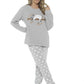 Sloth Snuggle Teddy Fleece Pyjama Set Daisy Dreamer Pyjamas