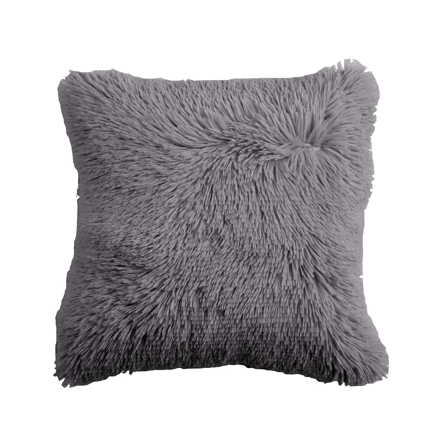 Snuggle & Cuddle Throw, Fluffy Huggable Blanket CUSHION COVER / SILVER OLIVIA ROCCO Throw