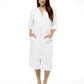 Terry Towelling Zip Through Robe SMALL | UK 8-10 / WHITE Daisy Dreamer Dressing Gown