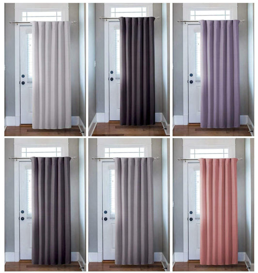 Thermal Door Curtain for Energy Efficiency and Noise Reduction 46x84 Inches Ideal for Living Rooms and Bedrooms by OLIVIA ROCCO Curtain
