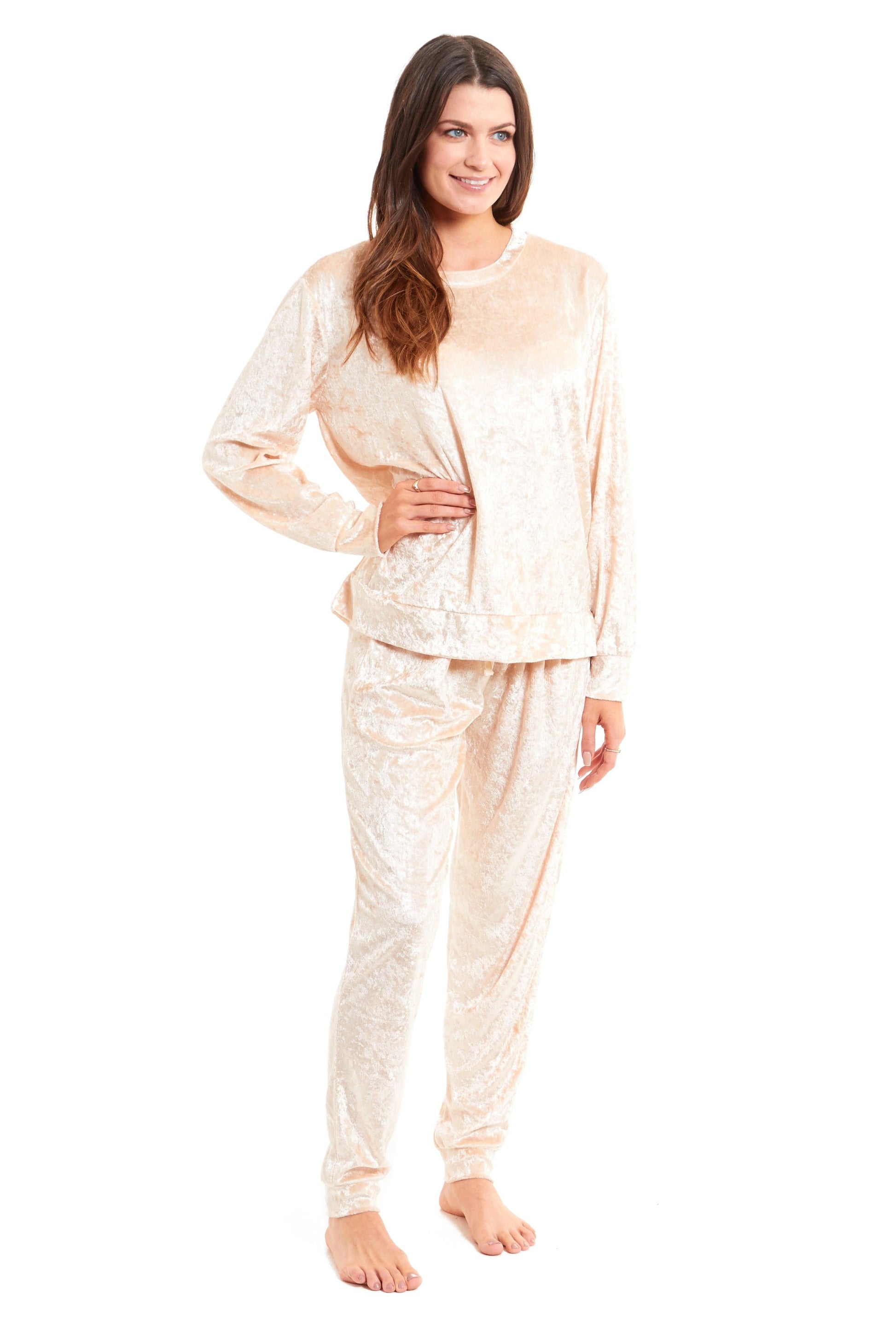 Crushed Velvet Pajamas Set