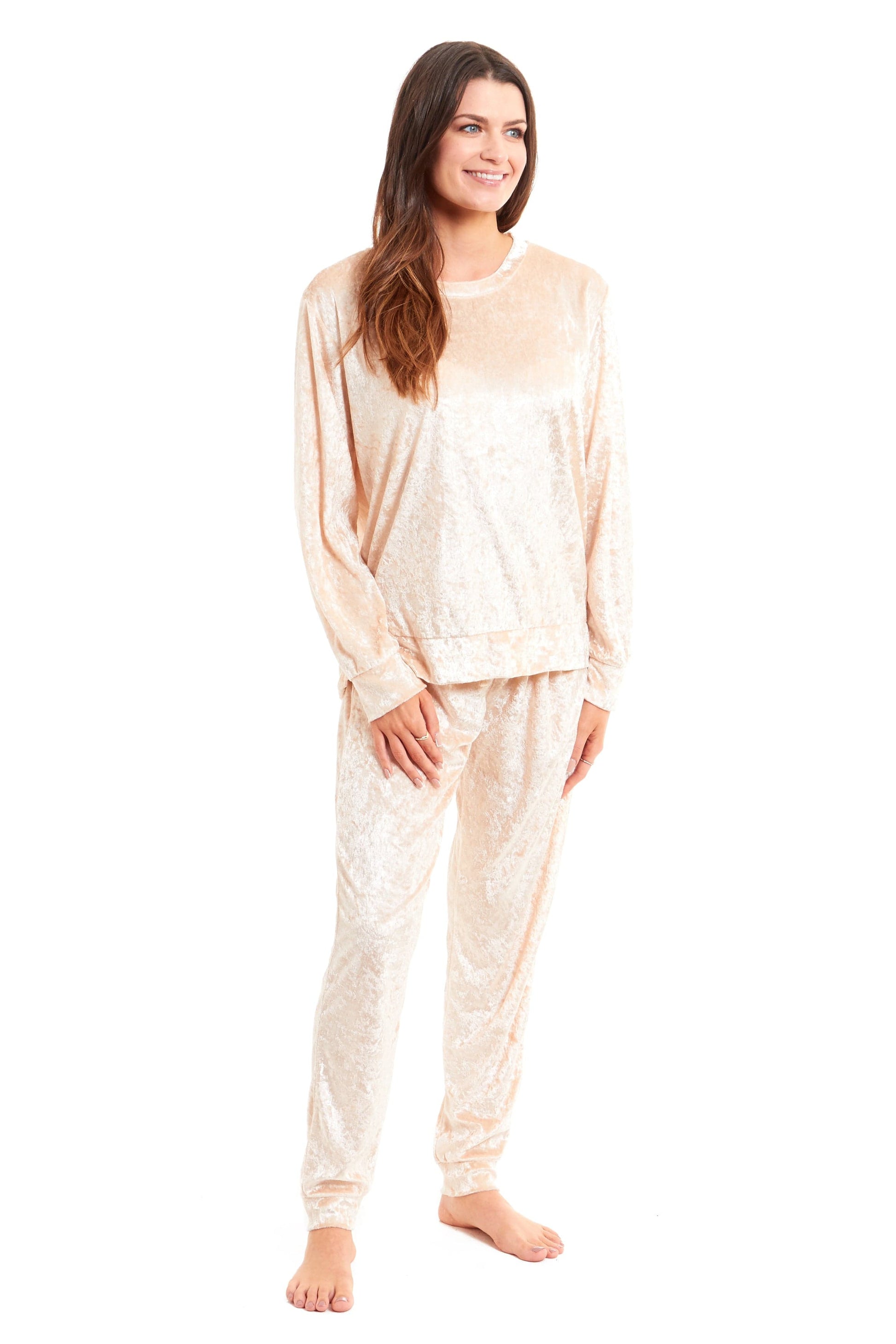 Crushed Velvet Pajamas Set