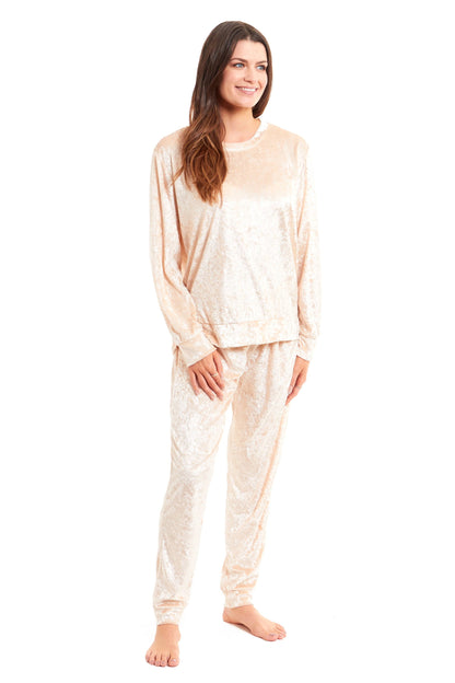 Crushed Velvet Pajamas Set