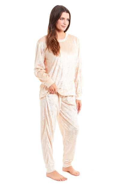 Crushed Velvet Pajamas Set