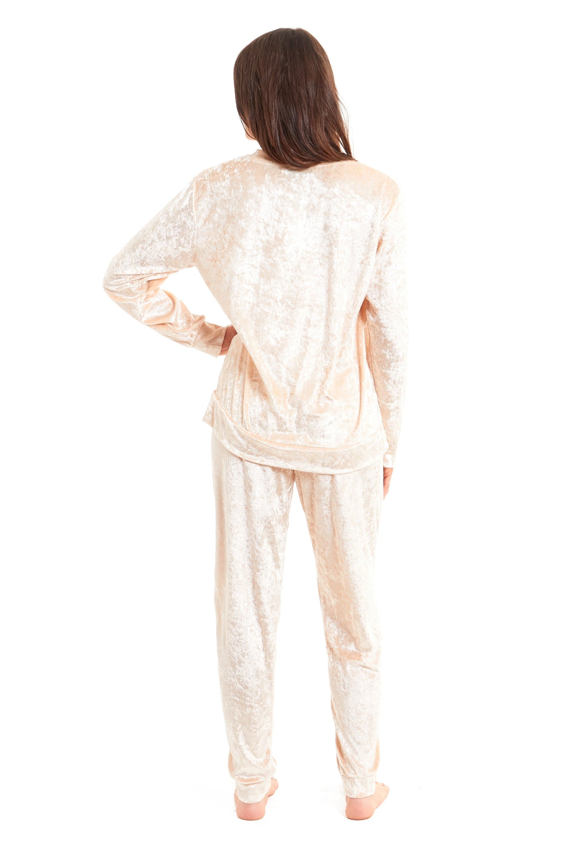 Crushed Velvet Pajamas Set